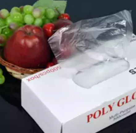 透明的粉红色黄色氮塑料热隔热抗静态薄无菌一次性手套