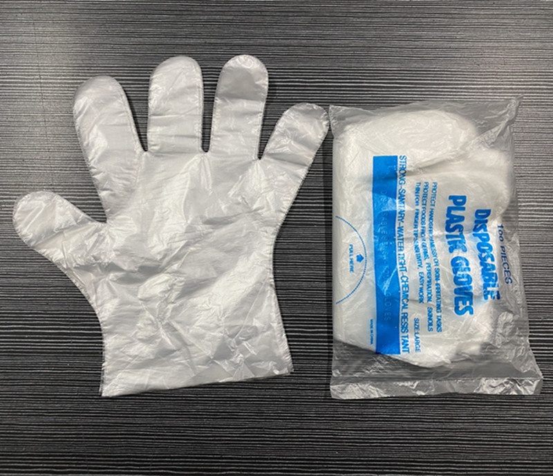 100 件/袋塑料透明一次性手套