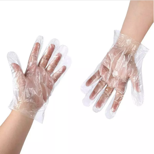 白色黑色防油性柔韧性防水热塑料TPE手套