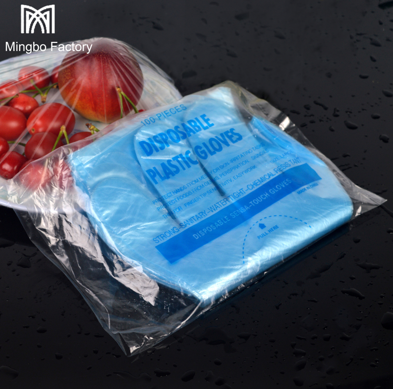 食品制备级 HDPE 塑料一次性手套