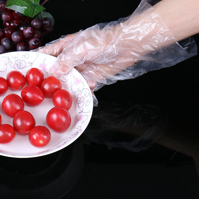 用于食品处理的塑料聚一次性手套